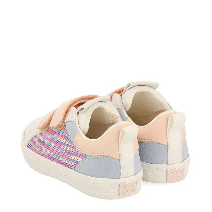 Gioseppo Niñas |Zapatillas<Sneakers Blancas Con Lentejuelas Multicolor Nina Y Nino Glenvar