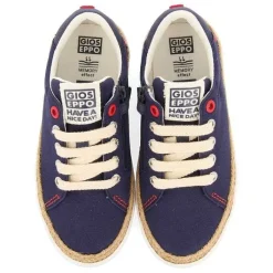 Gioseppo Niños |Zapatillas<Sneakers Color Azul Marino Con Detalle De Rafia Y Decoraciones De Color Para Nino Y Nina Tunje
