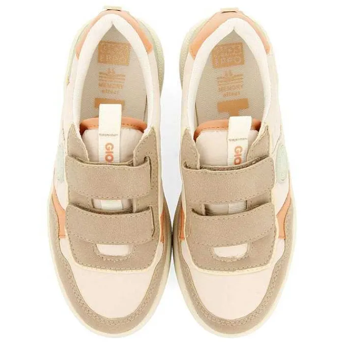 Gioseppo Niñas |Zapatillas<Sneakers Color Beige Estilo Retro Con Detalles De Colores Para Nina Y Nino Welaka