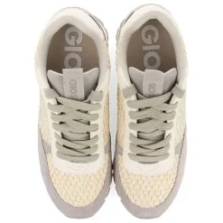 Gioseppo Zapatillas De Deporte De Cuña<Sneakers Dorada Con Cuña Interior Y Detalles Trenzados Para Mujer Hekal