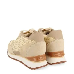 Gioseppo Zapatillas De Deporte De Cuña<Sneakers Dorada Con Cuña Interior Y Detalles Trenzados Para Mujer Hekal