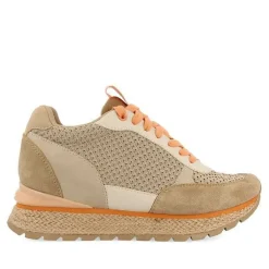 Gioseppo Zapatillas De Deporte De Cuña<Sneakers Estilo Mediterraneo Beige Con Cuña Interior Para Mujer Kajan