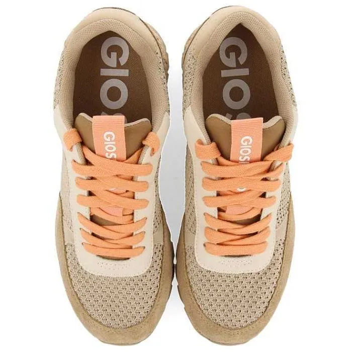 Gioseppo Zapatillas De Deporte De Cuña<Sneakers Estilo Mediterraneo Beige Con Cuña Interior Para Mujer Kajan