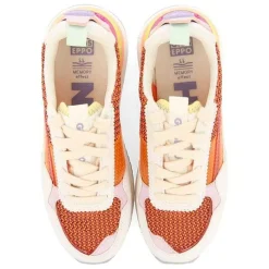 Gioseppo Niñas |Zapatillas<Sneakers Naranjas Con Contraste De Texturas Y Colores Para Nina Y Nino Poway
