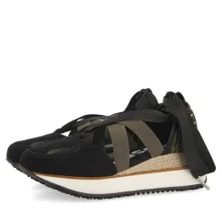 Gioseppo Sandalias Deportivas<Sneakers Negras Estilo Alpargata Para Mujer Settala