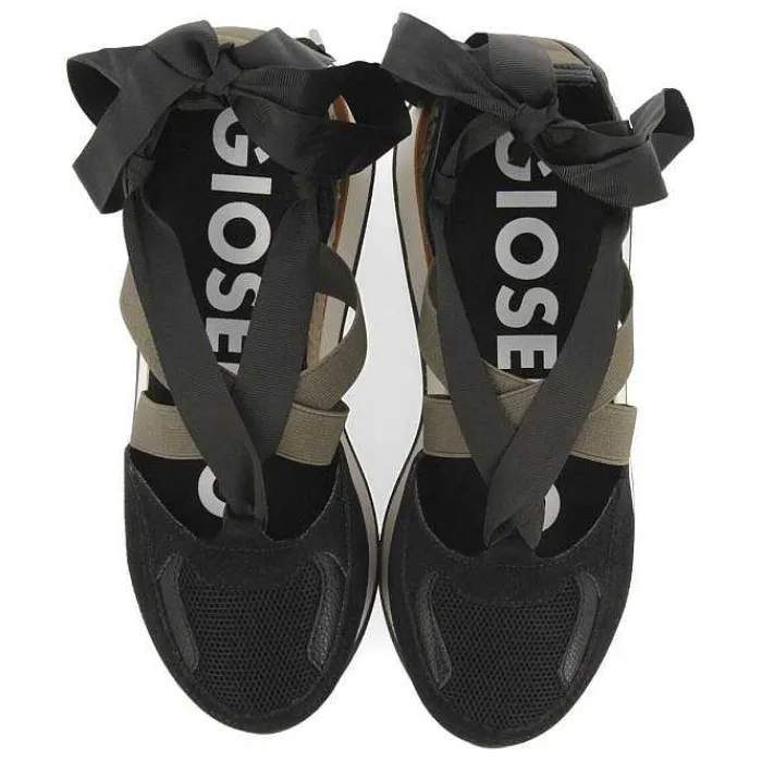 Gioseppo Sandalias Deportivas<Sneakers Negras Estilo Alpargata Para Mujer Settala