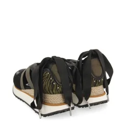 Gioseppo Sandalias Deportivas<Sneakers Negras Estilo Alpargata Para Mujer Settala