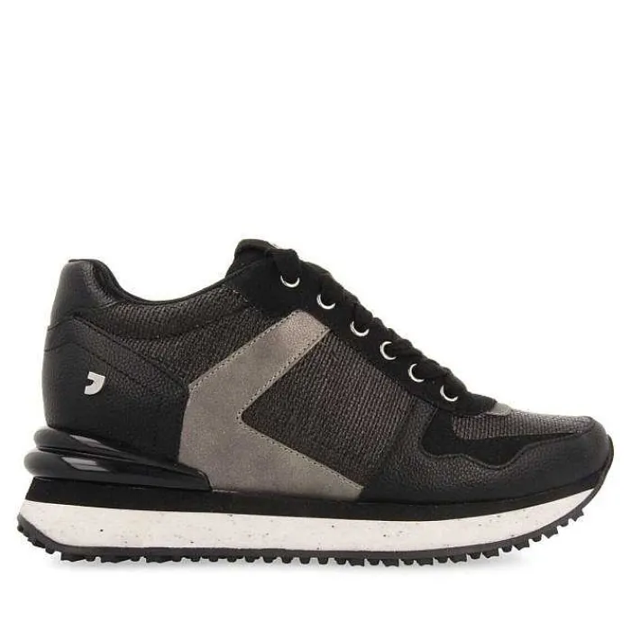 Gioseppo Zapatillas De Deporte De Cuña<Sneakers Negras Para Mujer Barlassina