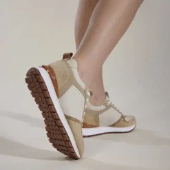 Gioseppo Zapatillas De Deporte De Cuña<Sneakers Nude Detalle Pedreria Y Cuña Interior Para Mujer Debary