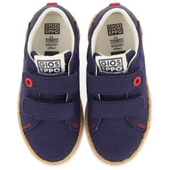 Gioseppo Niños |Zapatillas<Zapatillas Azul Marino Con Detalle De Rafia Y Decoraciones De Color Para Nino Y Nina Viera