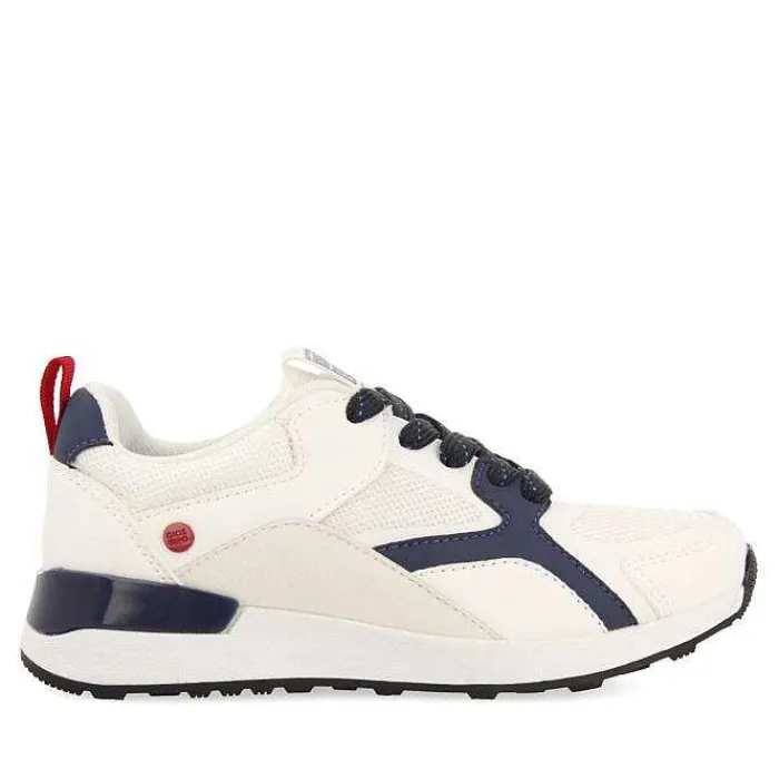 Gioseppo Niños |Zapatillas<Zapatillas Blancas Estilo Retro Con Detalles De Colores Para Nino Y Nina Zapod