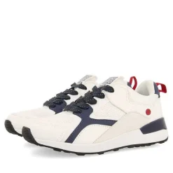 Gioseppo Niños |Zapatillas<Zapatillas Blancas Estilo Retro Con Detalles De Colores Para Nino Y Nina Zapod