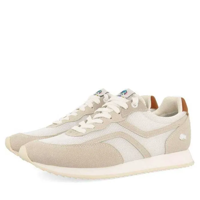 Gioseppo Precios Especiales<Zapatillas De Hombre Mazunte Blancas Estilo Retro.
