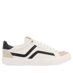 Gioseppo Precios Especiales<Zapatillas De Hombre Vinneuf Blancas Con Detalles En Azul Marino.
