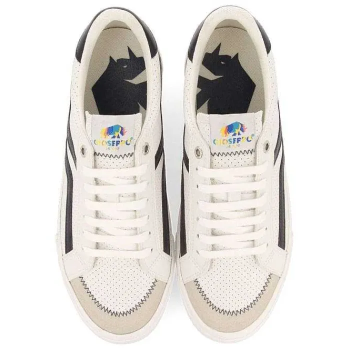 Gioseppo Precios Especiales<Zapatillas De Hombre Vinneuf Blancas Con Detalles En Azul Marino.