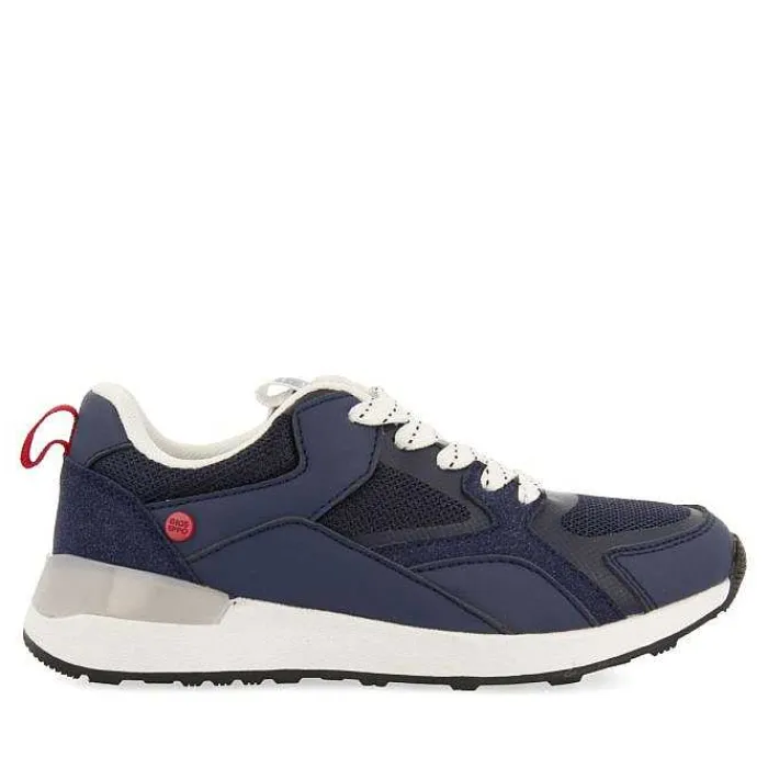 Gioseppo Niños |Zapatillas<Zapatillas Estilo Retro Azul Marino Con Detalles De Colores Para Nino Y Nina Zapod