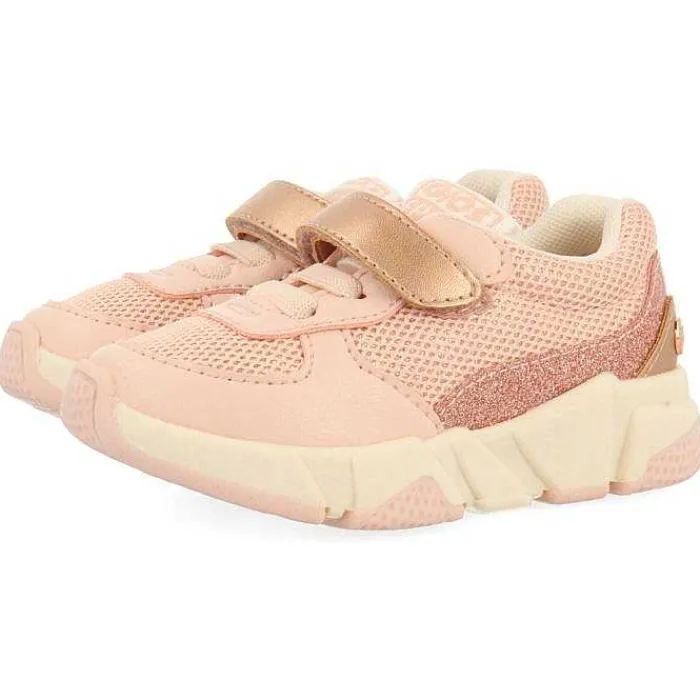 Gioseppo Bebe |Sneakers Bebe Nina<Zapatillas Glitter Rosa Con Detalles Metalicos Y Suela Volumen Para Bebe Sutera