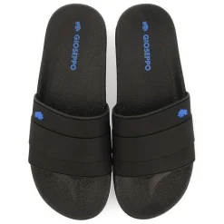 Gioseppo Chancletas<Zapatillas Negras Detalle Azul Para Hombre Borgetto