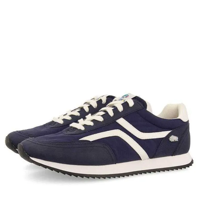 Gioseppo Precios Especiales<Zapatillas Retro De Hombre Anould Azul Marino