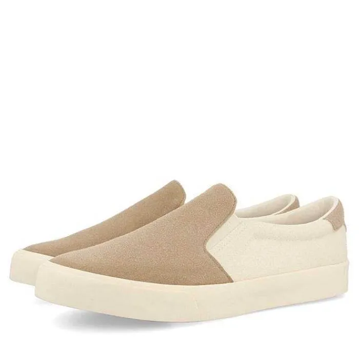 Gioseppo Precios Especiales<Zapatillas Slip-On De Hombre Seibo En Color Beige