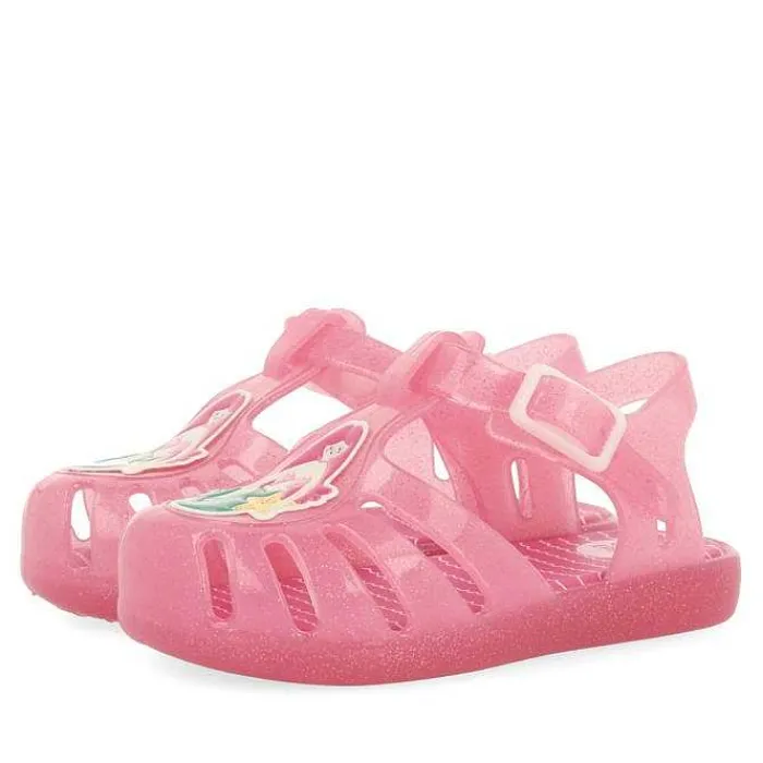 Gioseppo Bebe |Chanclas Para Bebe<Zapatos Cangrejo Rosa Con Brillo Y Parche Sirena Bebe Newberg