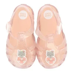 Gioseppo Bebe |Chanclas Para Bebe<Zapatos Cangrejo Rosa Con Brillo Y Parche Osito Bebe Newberg