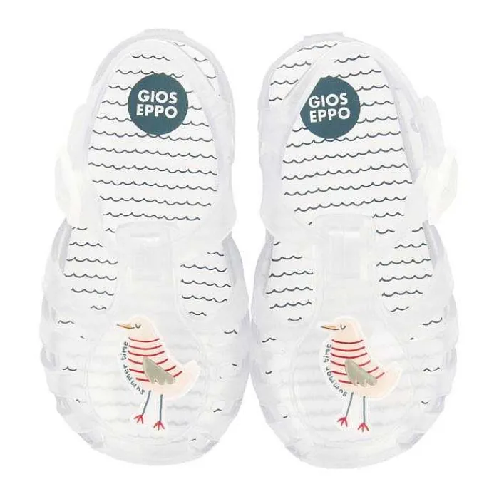 Gioseppo Bebe |Chanclas Para Bebe<Zapatos Cangrejo Transparente Con Parche De Gaviota Para Bebe Mosset